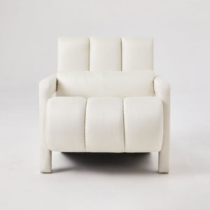 Modern Upholstered Accent Chair, Comfortable Fabric With A Pillow For Living Room