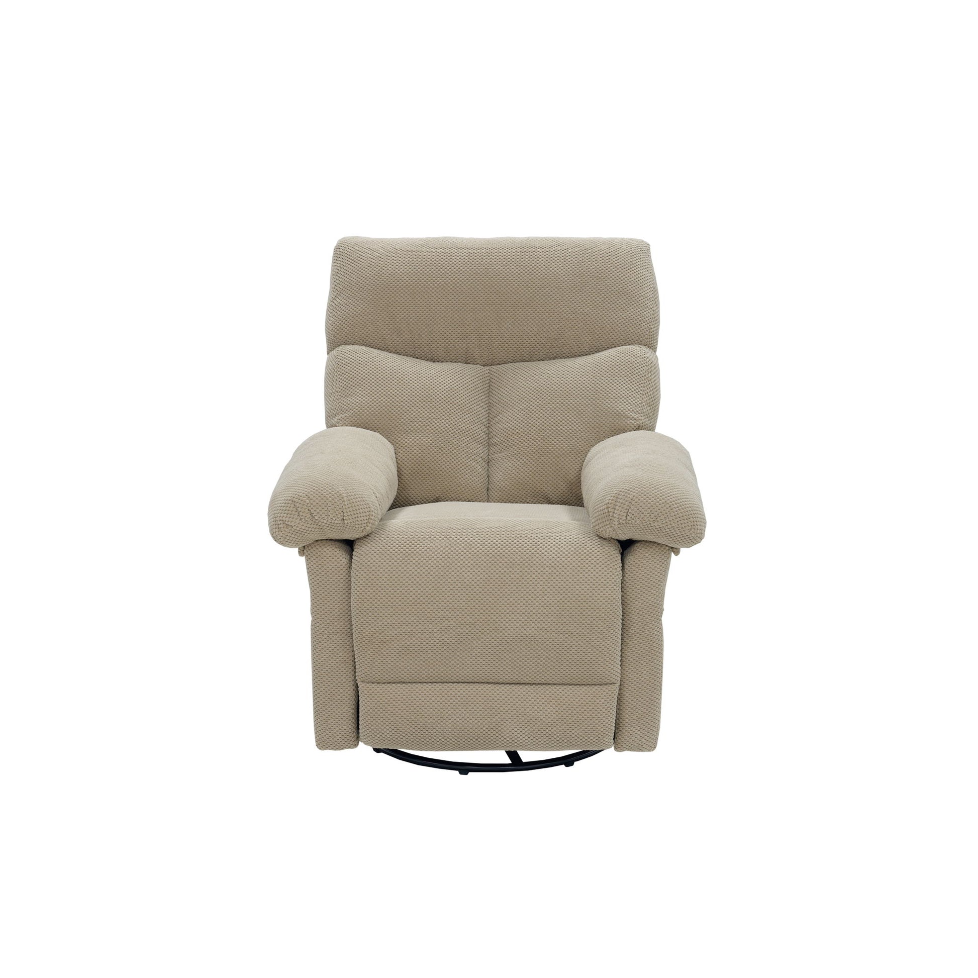 Swivel Rocker Recliner Chair With Manual Recline For Living Room