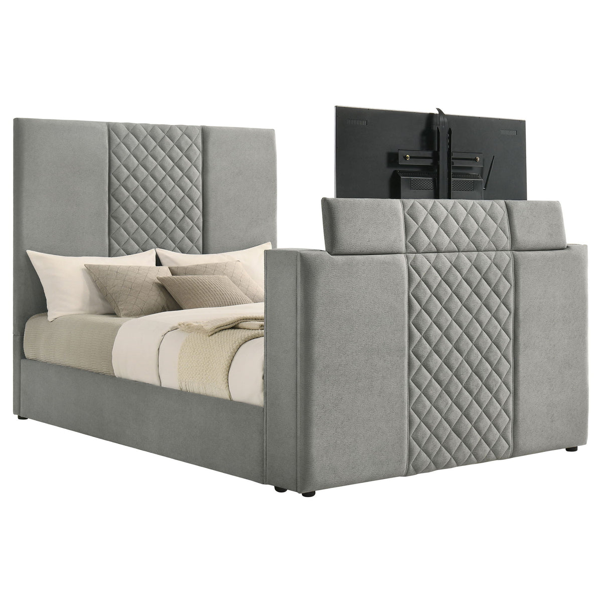 Yates - Panel TV Bed With Motorized Lift