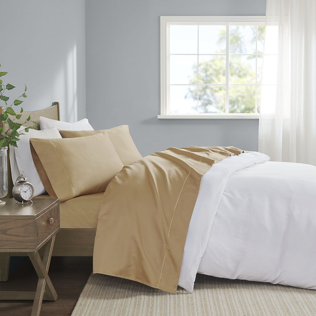 600 Thread Count - King Sheet Set - Gold
