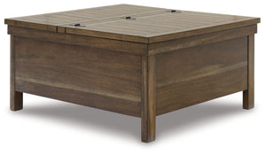 Moriville - Lift Top Cocktail Table - Grayish Brown