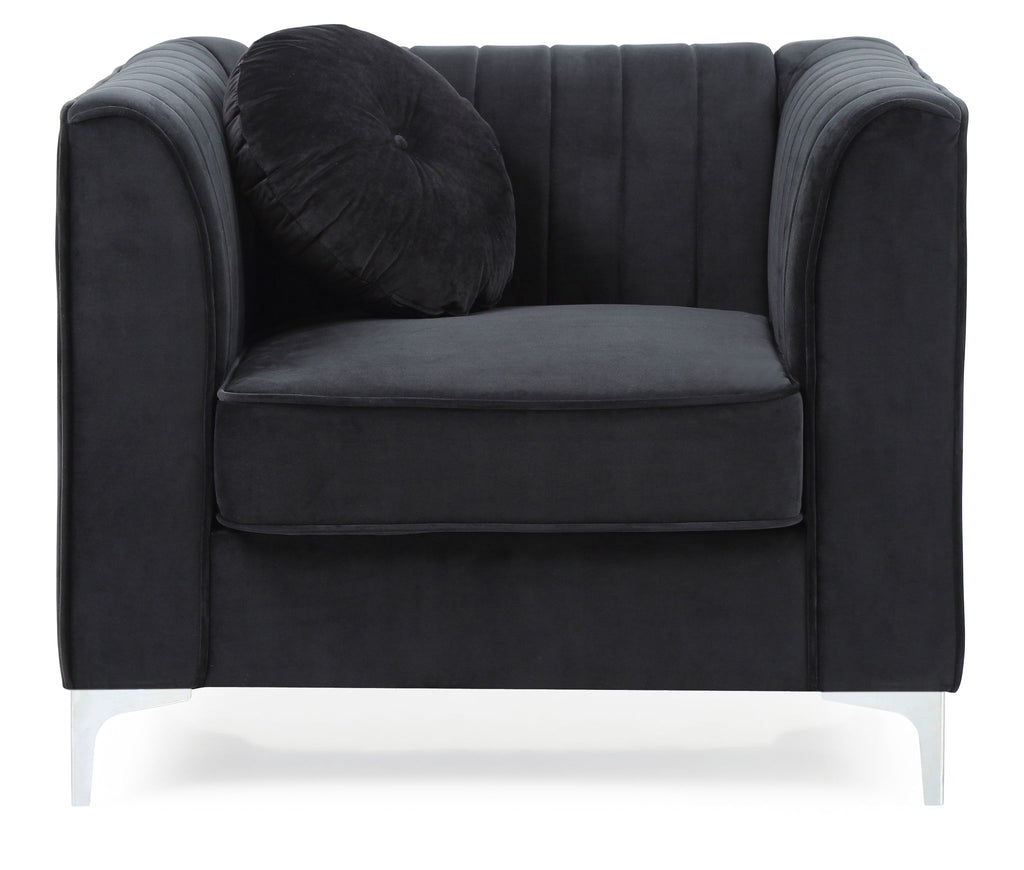 Contemporary Sloped Armchair