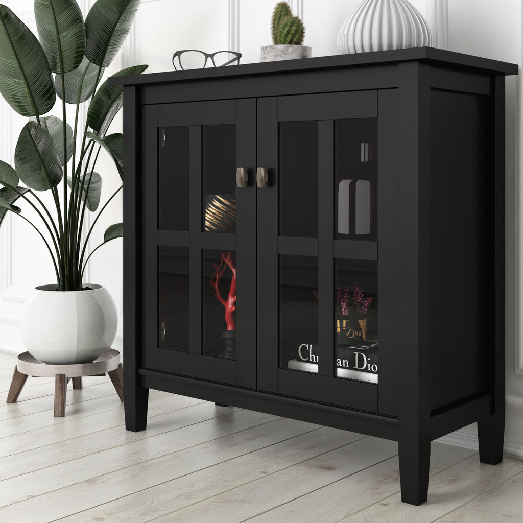 Warm Shaker - Handcrafted Low Storage Cabinet