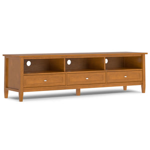 Warm Shaker - Handcrafted Low TV Media Stand