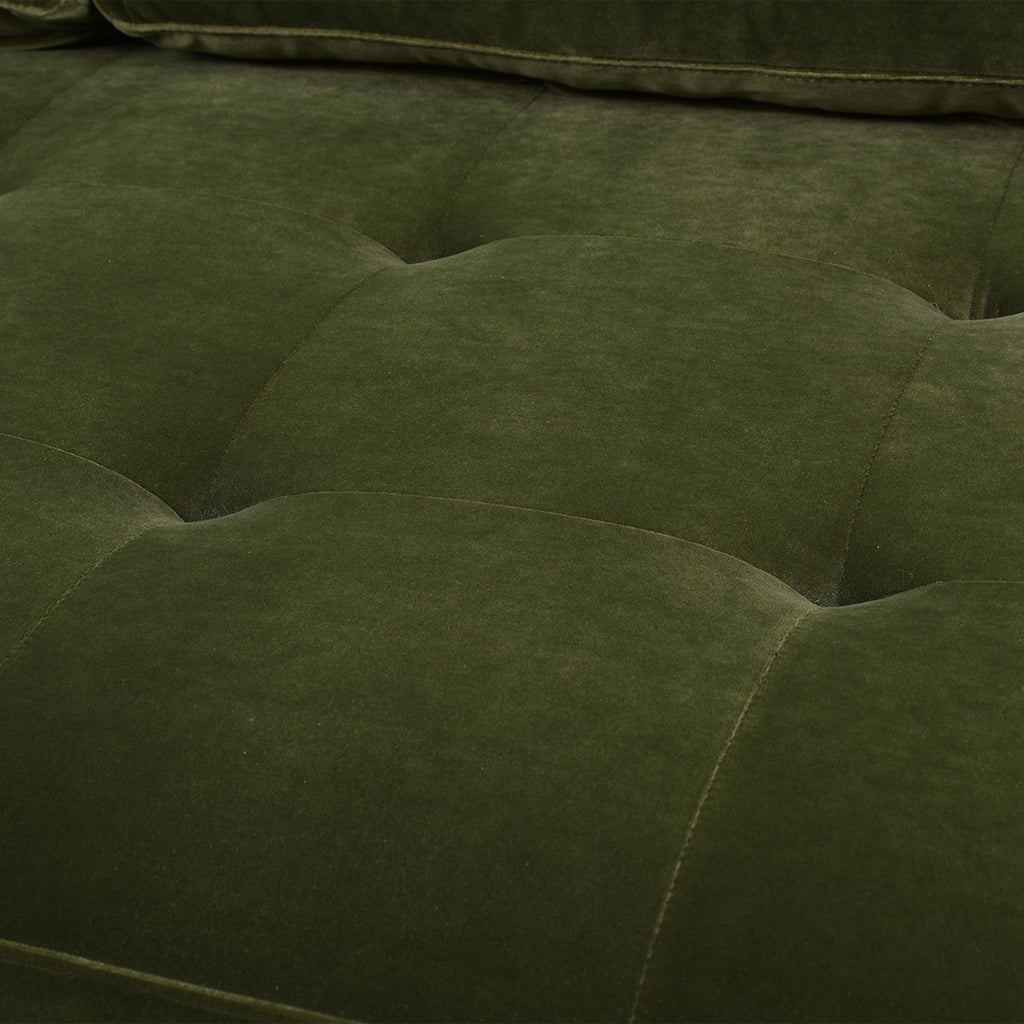 Nicholas - Mid-Century Modern Sofa - Olive Green