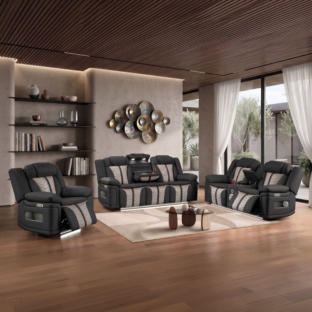 Cruiser - Power Reclining Set With LED Lighting