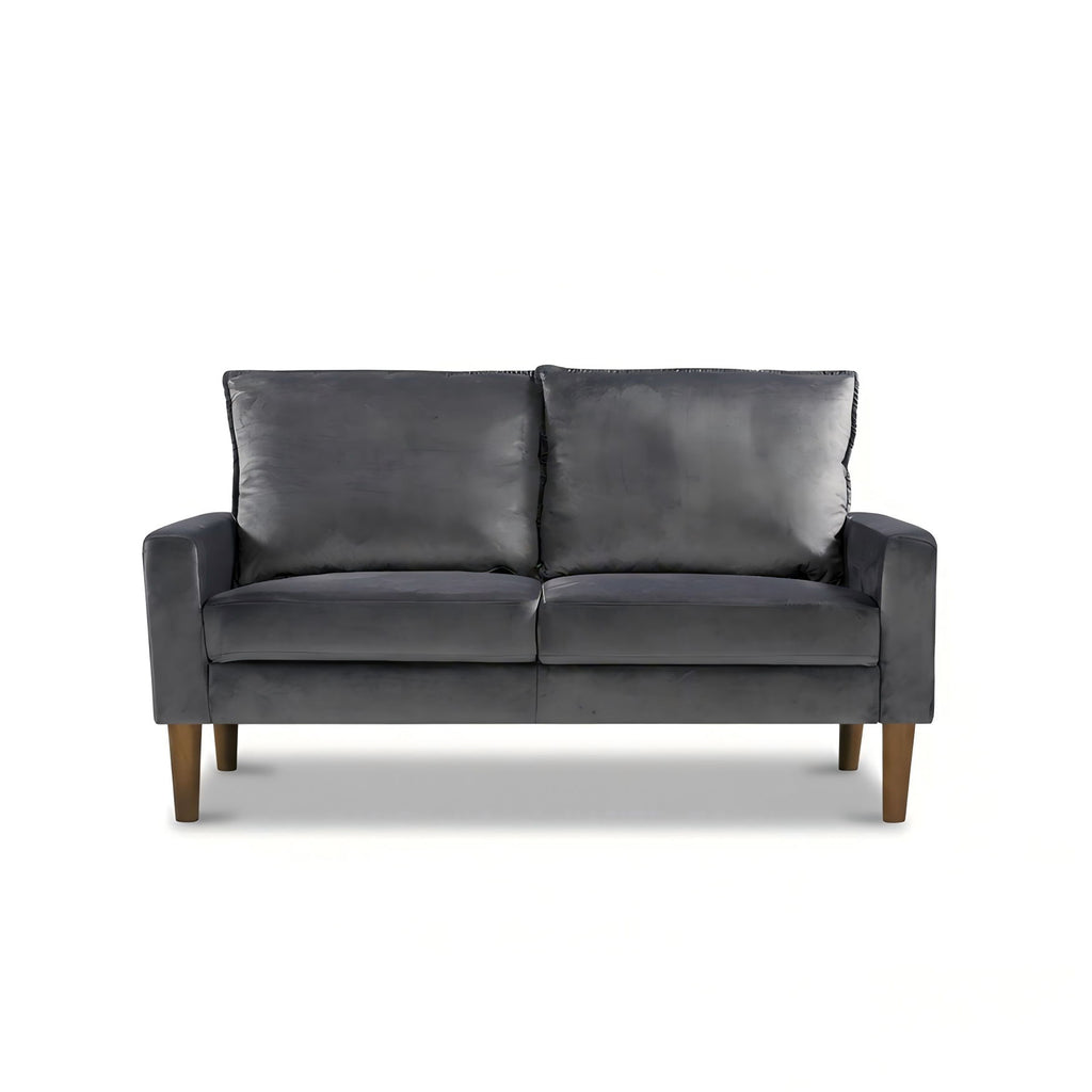 Upholstered Loveseat Sofa, 2 Seater Couch For Living Room Apartment
