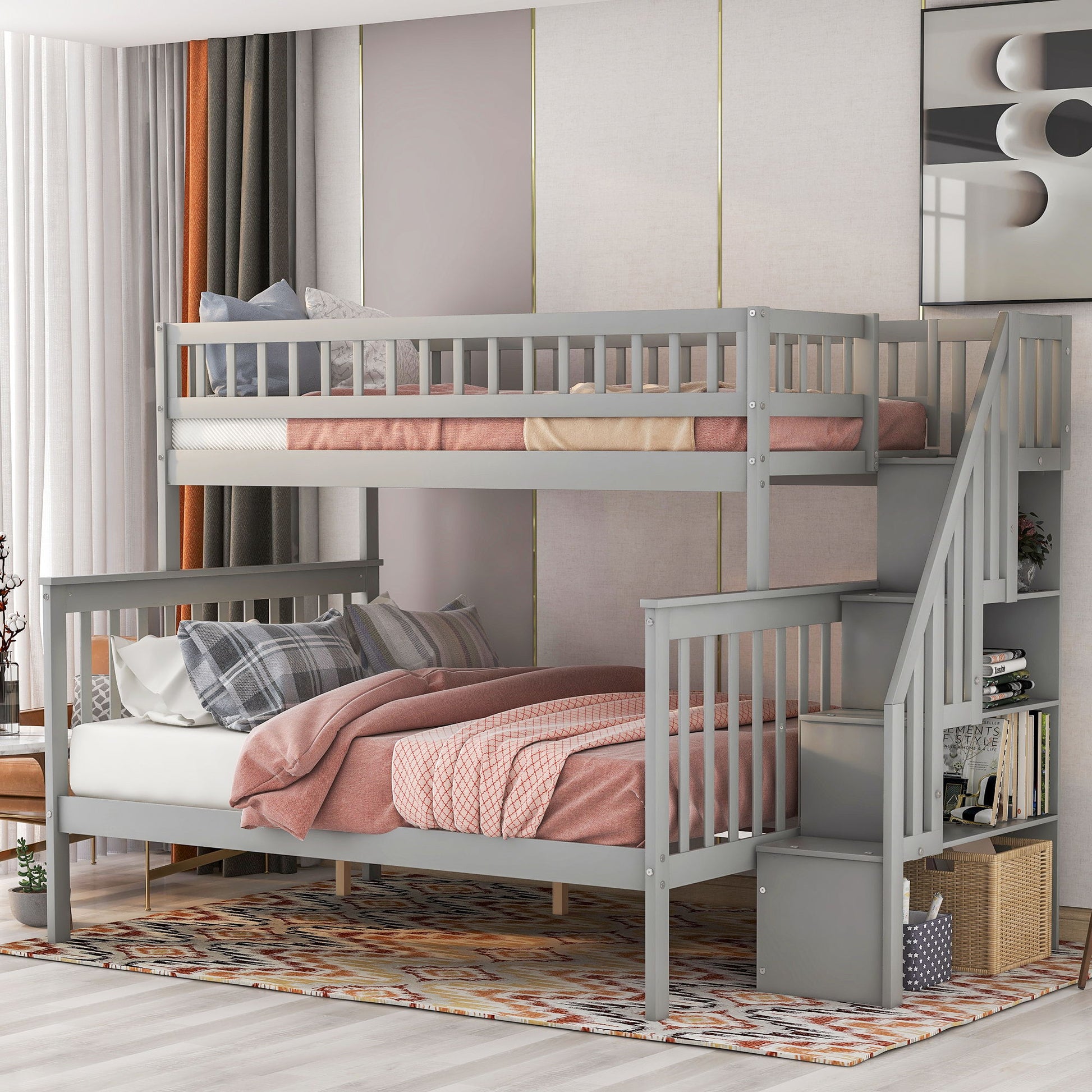 Bunk Bed With Staircase