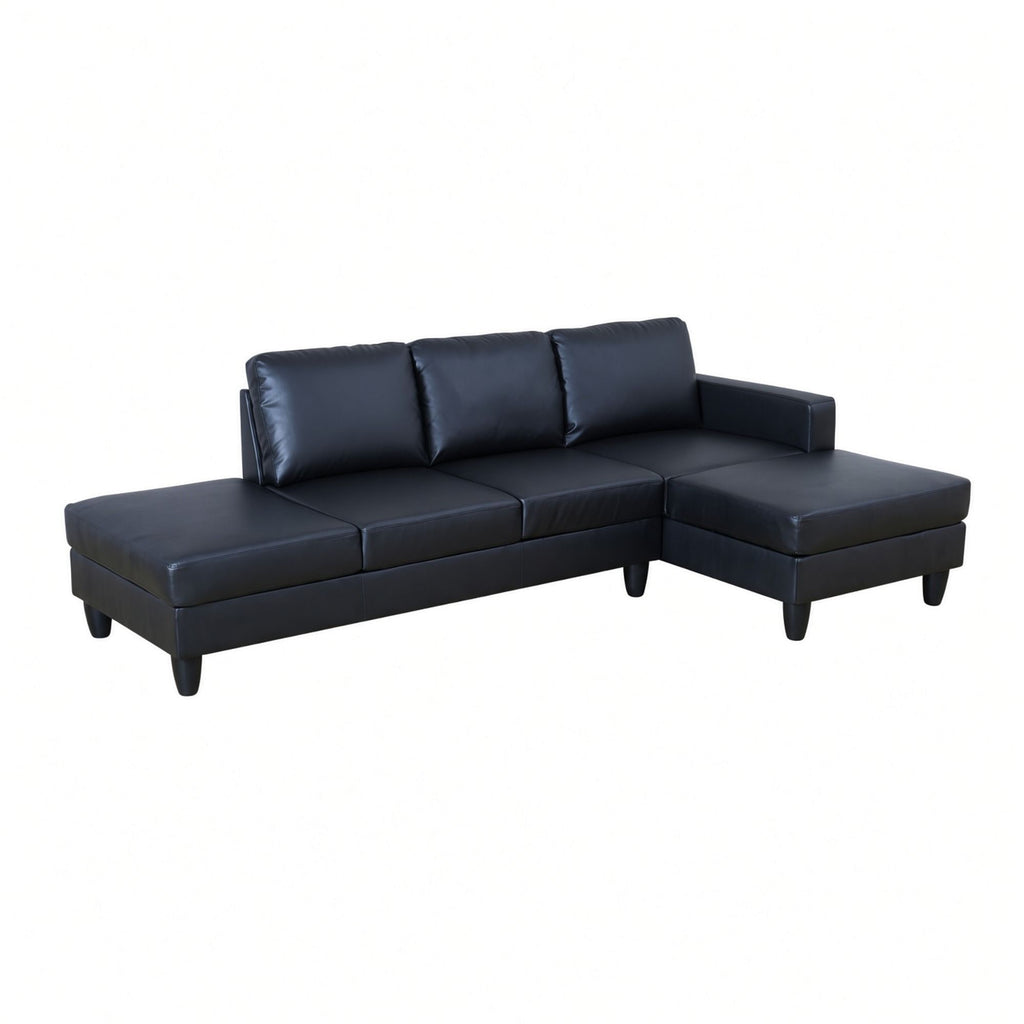 L - Shaped Sectional Sofa With Chaise & Ottoman