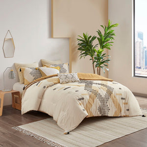 Arizona - 3 Piece Comforter Set - Yellow