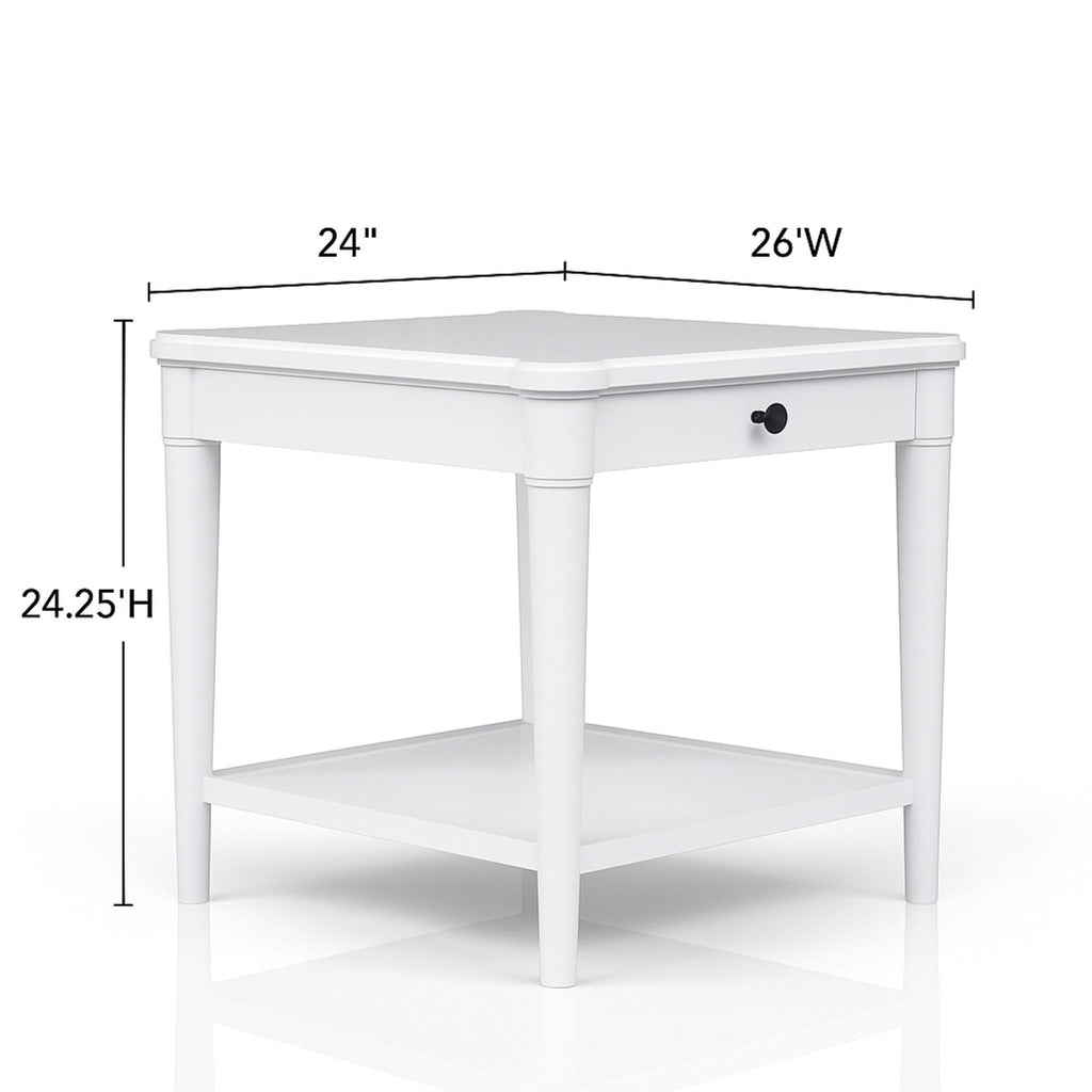 End Table With Storage Drawer
