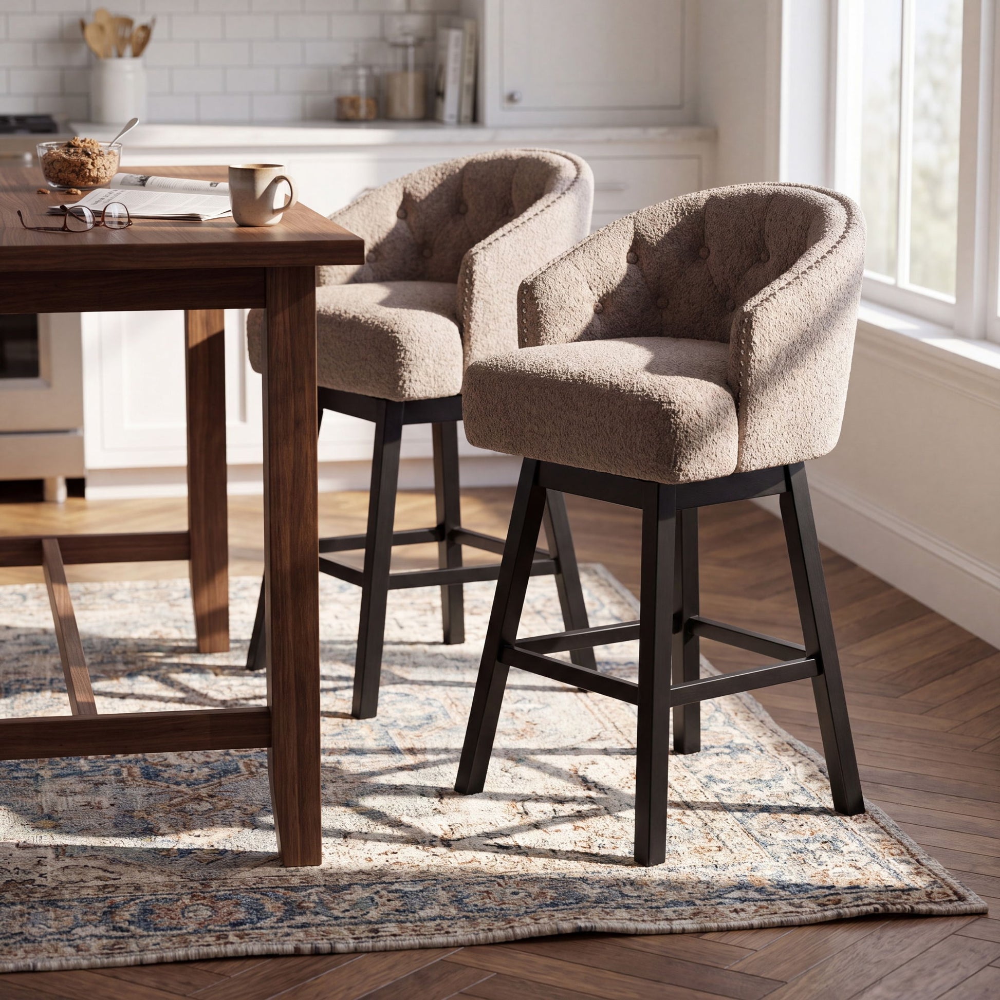 Swivel Bar Stool (Set of 2)
