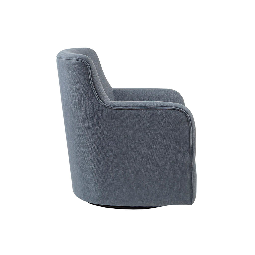 Adele - Swivel Chair - Blue