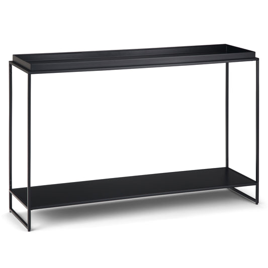 Garner - Tray Top Console Table - Black