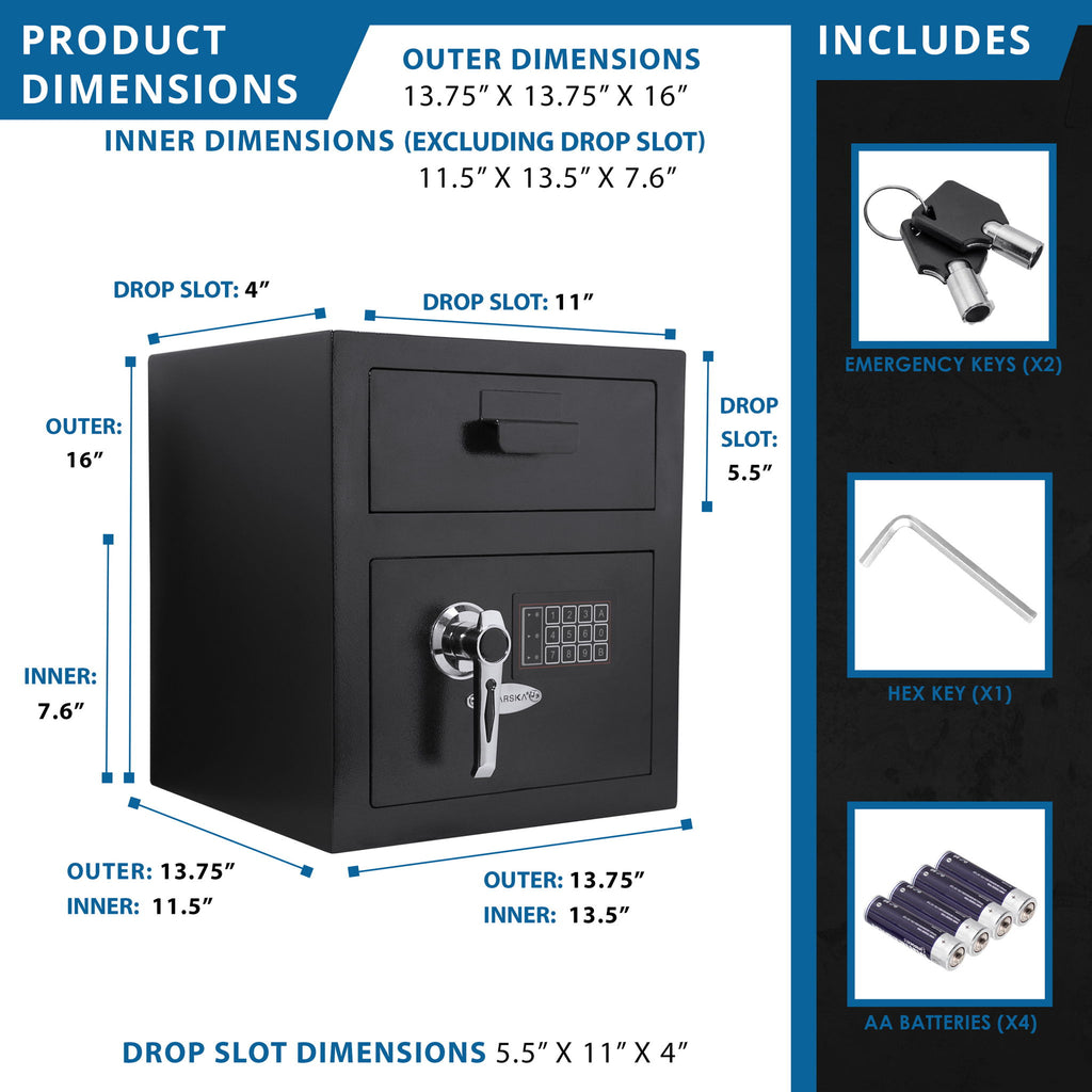 Durable Keypad Depository Safe