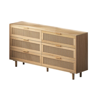 Modern 6 Drawer Storage Cabinet For Bedroom