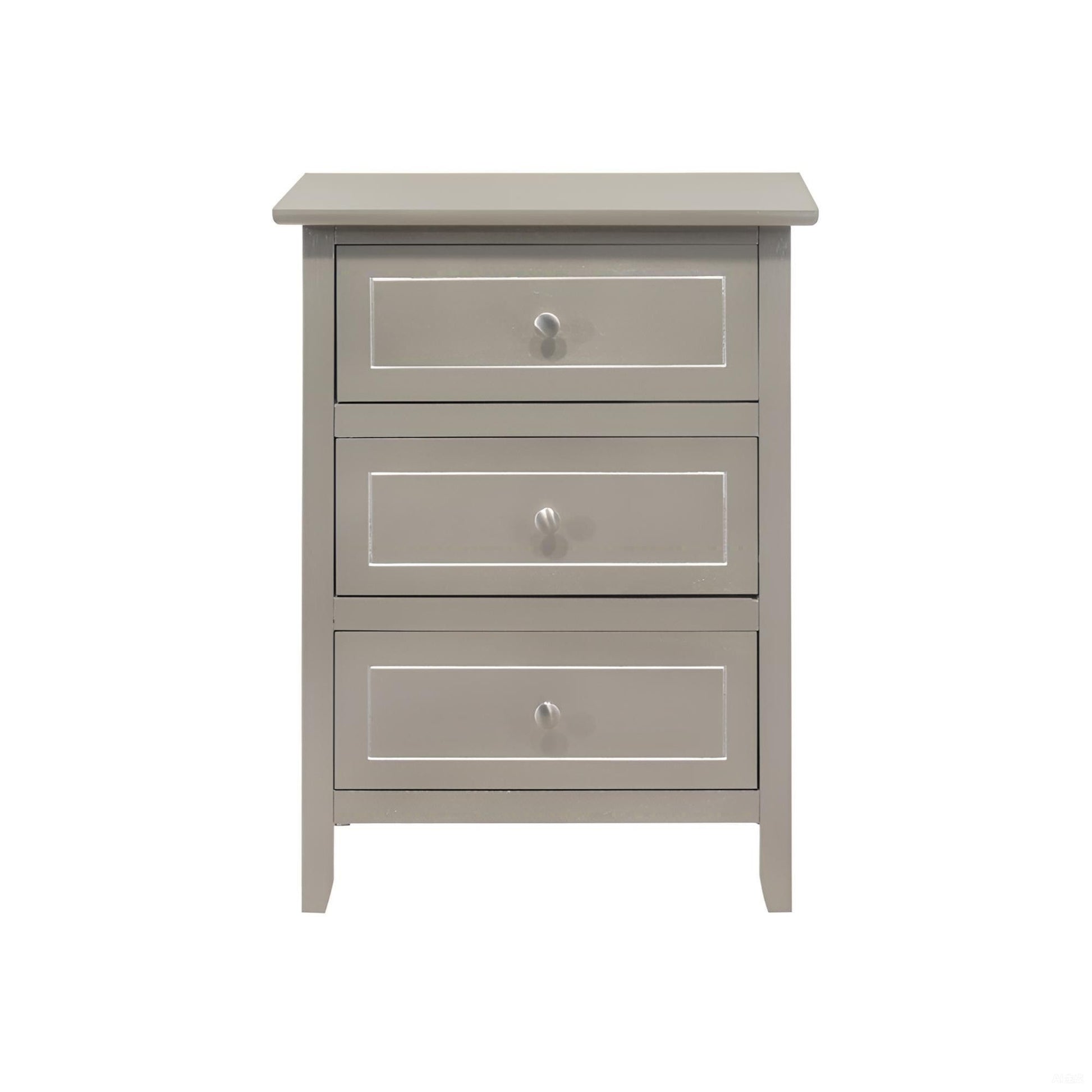 Dove Tailed Drawers 3 Drawer Nightstand