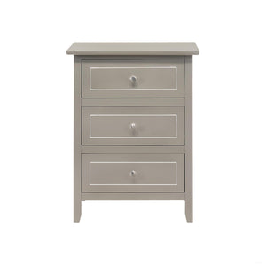 Dove Tailed Drawers 3 Drawer Nightstand