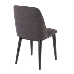 Tintori - Contemporary Dining Chair (Set of 2) - Black