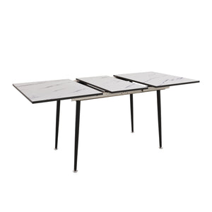 Modern Extendable Dining Table And Chair Set