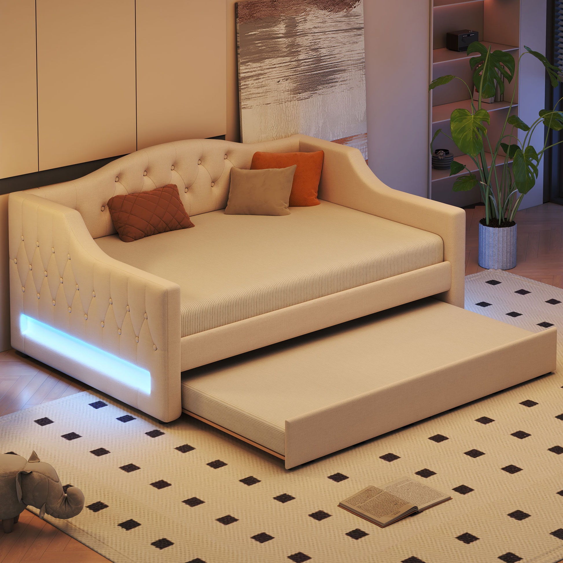Daybed With LED Belt