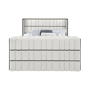 Isaiah - Bed With TV Lift-LED Speakers And Fireplace