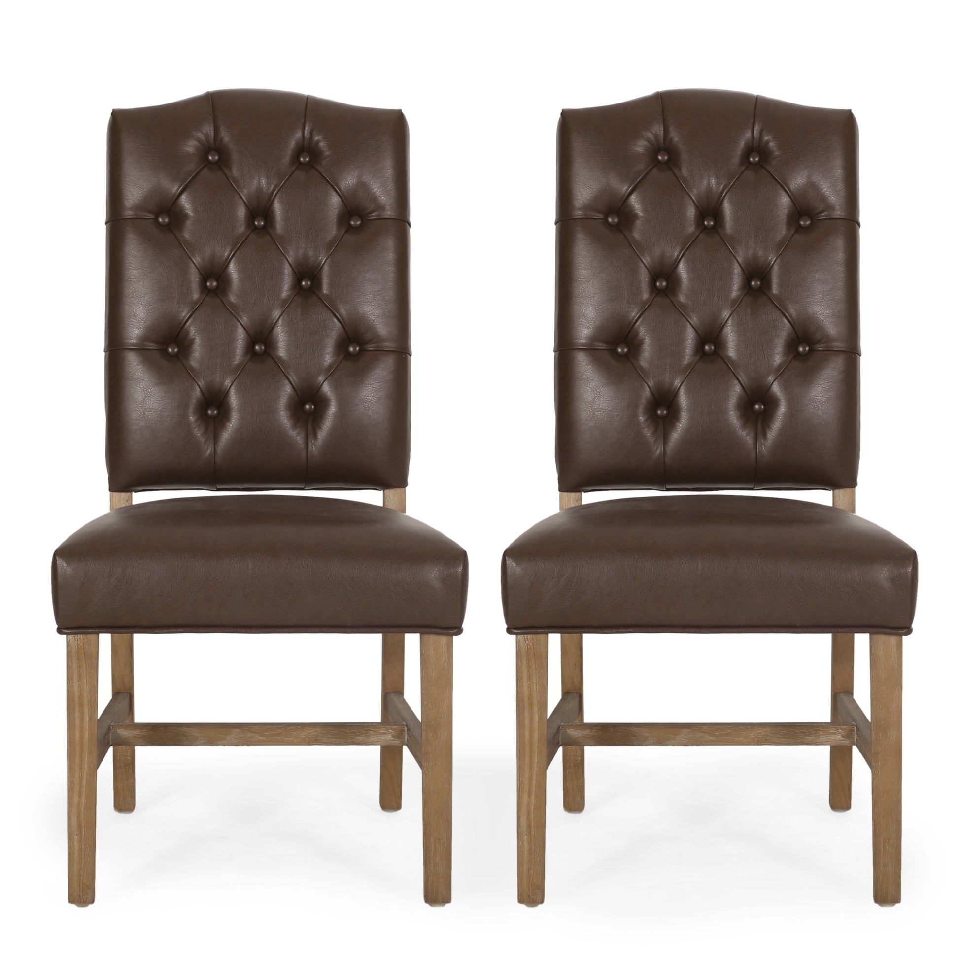 Elegant Dining Chair With Button Tufted Design