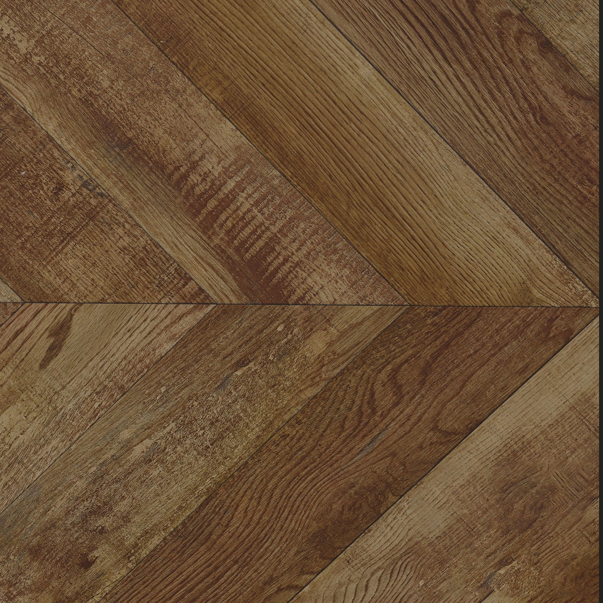 Herringbone - 3 Panel Screen - Brown
