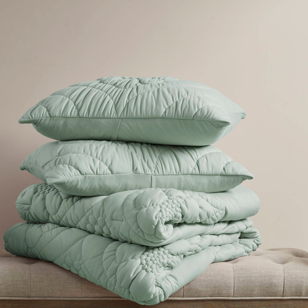 Elise - Full/Queen Comforter Set - Sage