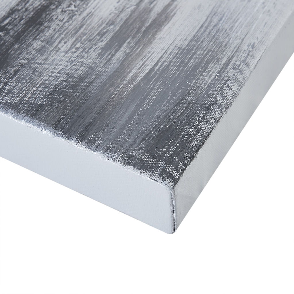 Luminous - Hand Painted Glitz Canvas (Set of 3) - Gray