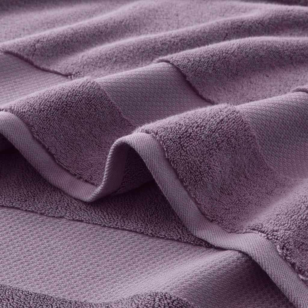 Turkish - 6 Piece Bath Towel Set - Purple