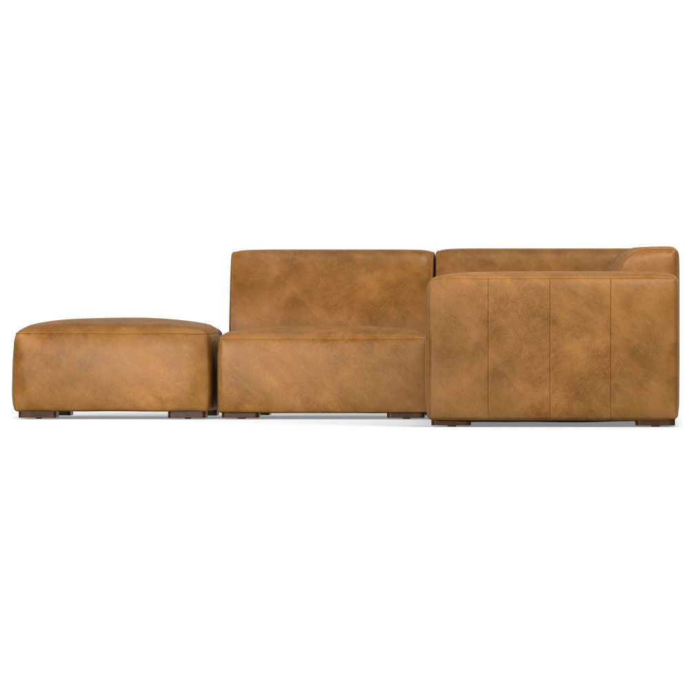Rex - Handcrafted Sectional Sofa And Ottoman