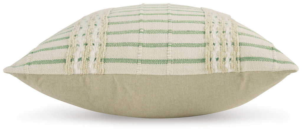 Rowton - Pillow (Set of 4) - White / Green