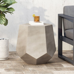 Outdoor Calgary Side Table - Light Gray