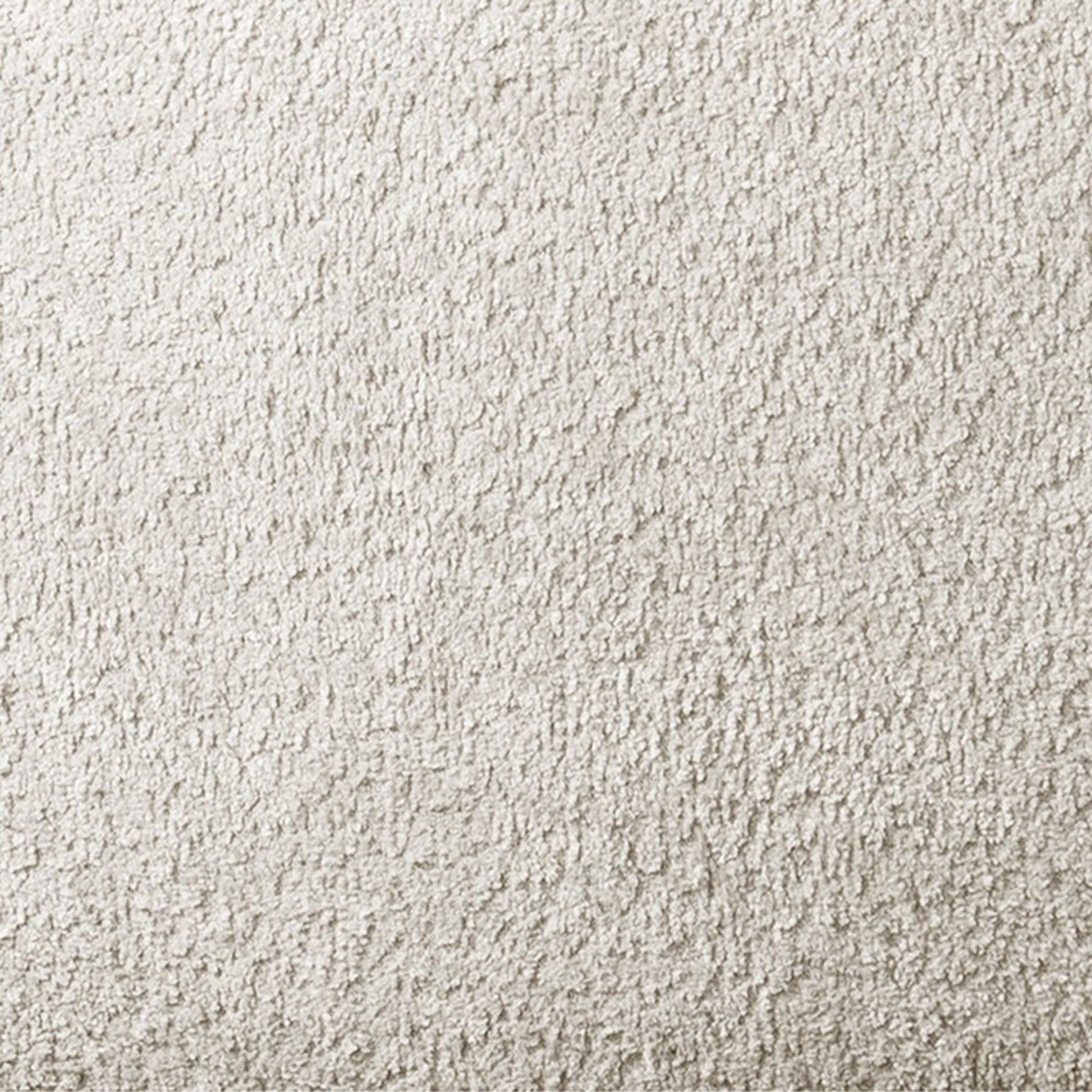 Upholstered 360 Degree Swivel Chair - Cream