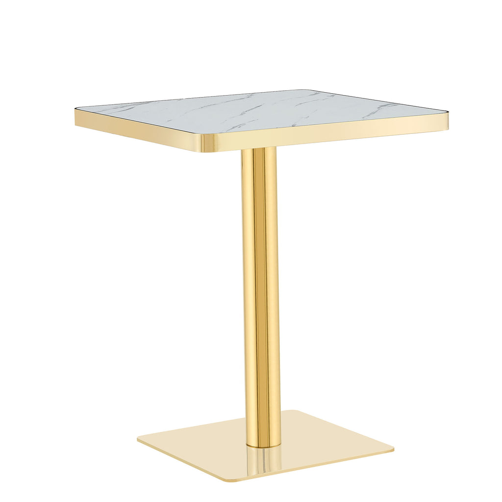 Square Small Kitchen Table With Pedestal Base