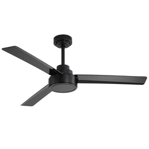 52" Ceiling Fan With Remote Control, 6 Speed Reversible DC Motor, 3 Blades