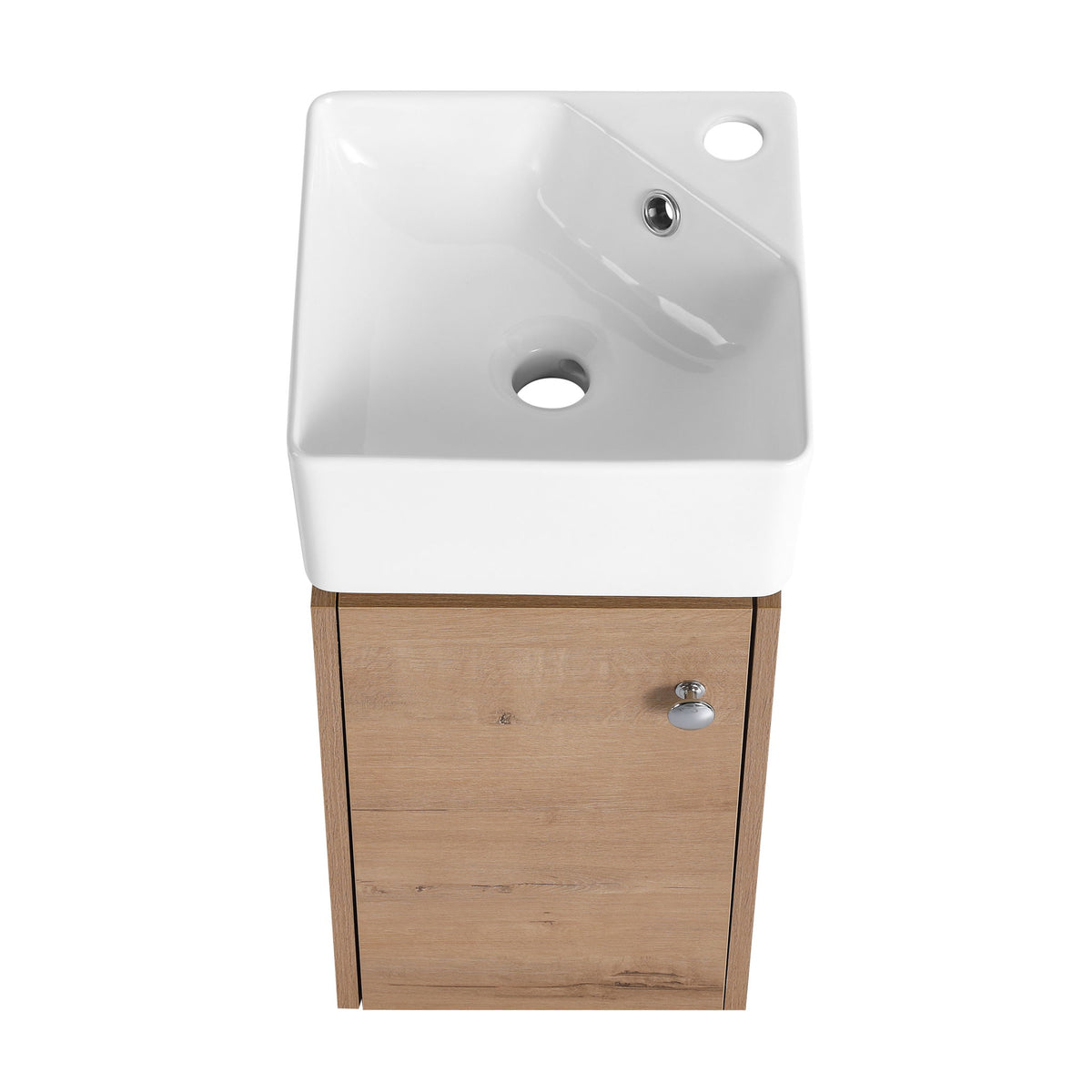 Wall Mounted Bathroom Vanity With Sink, Soft Close Door, Compact Design For Small Bathrooms