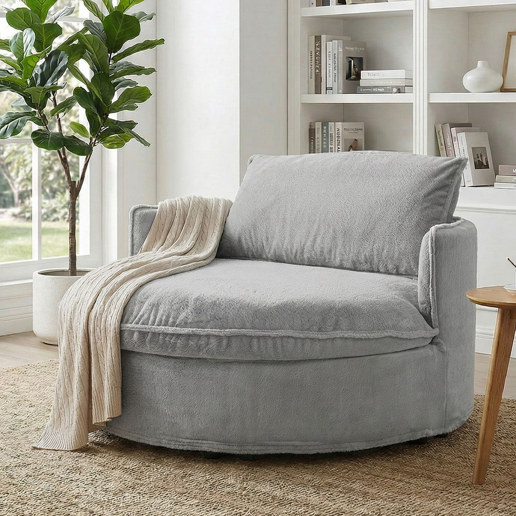 Round Lounge Sofa Chair For Living Room