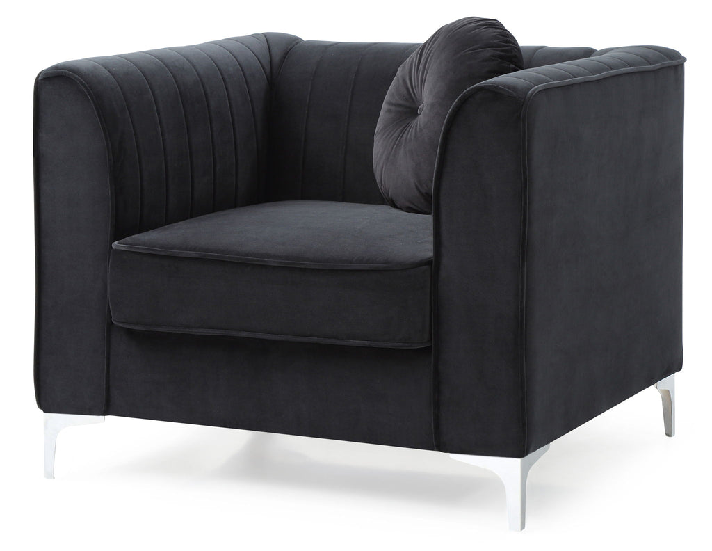 Contemporary Sloped Armchair