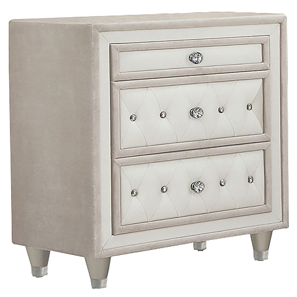 Williams - 3 Drawer Nightstand - Camel