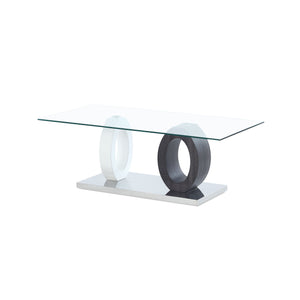 Tracker - Coffee Table - Brown / White