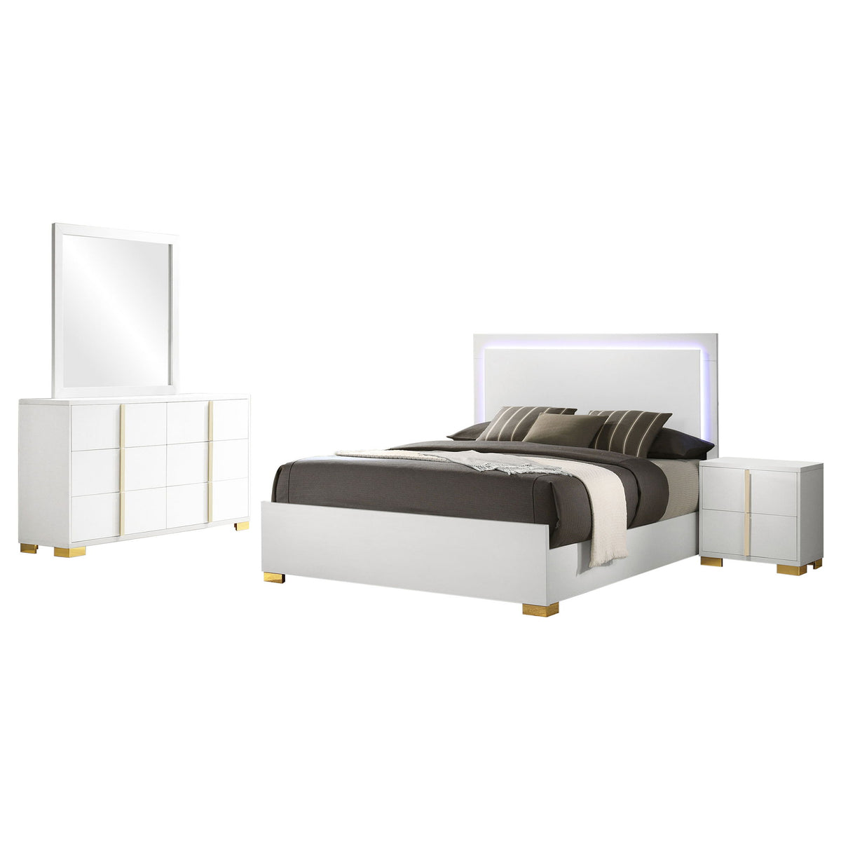Bedroom Set With Accents