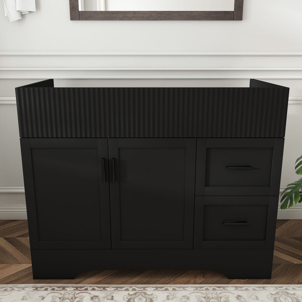 Modern Bathroom Vanity With 2 Drawers