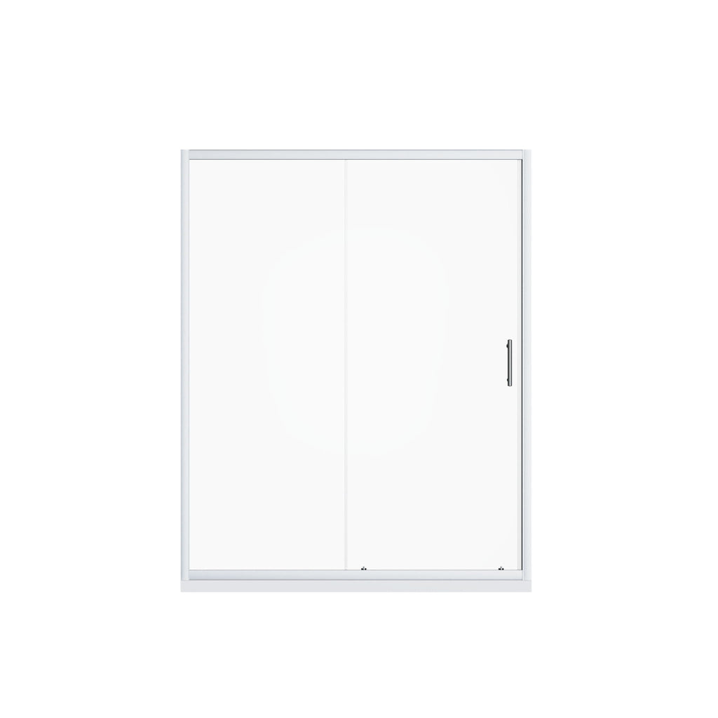 Pivot Shower Door With Handle, 1 / 4" Thick - Chrome