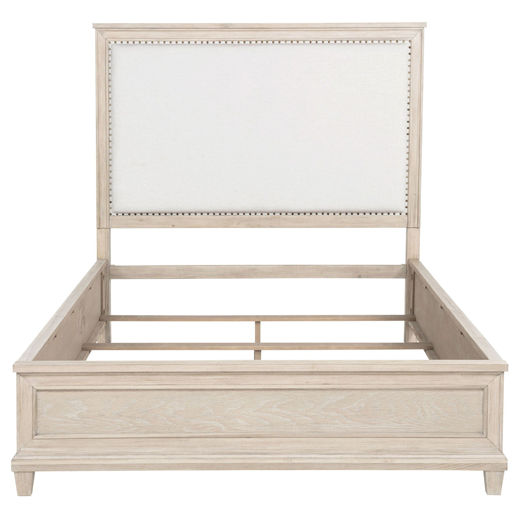 Wedner - Queen Panel Bed - Oak