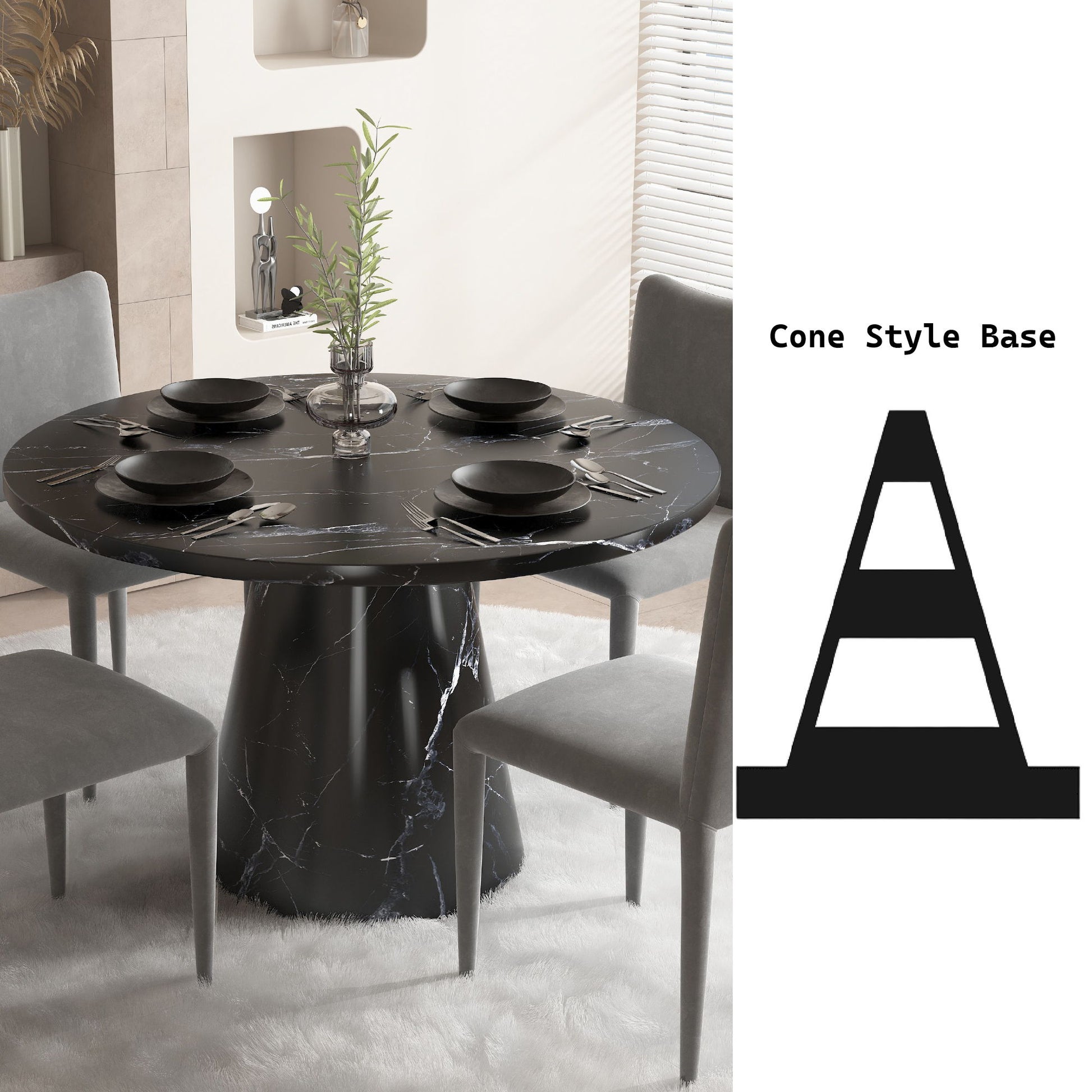 Hollis - Dining Table With Top - Multi
