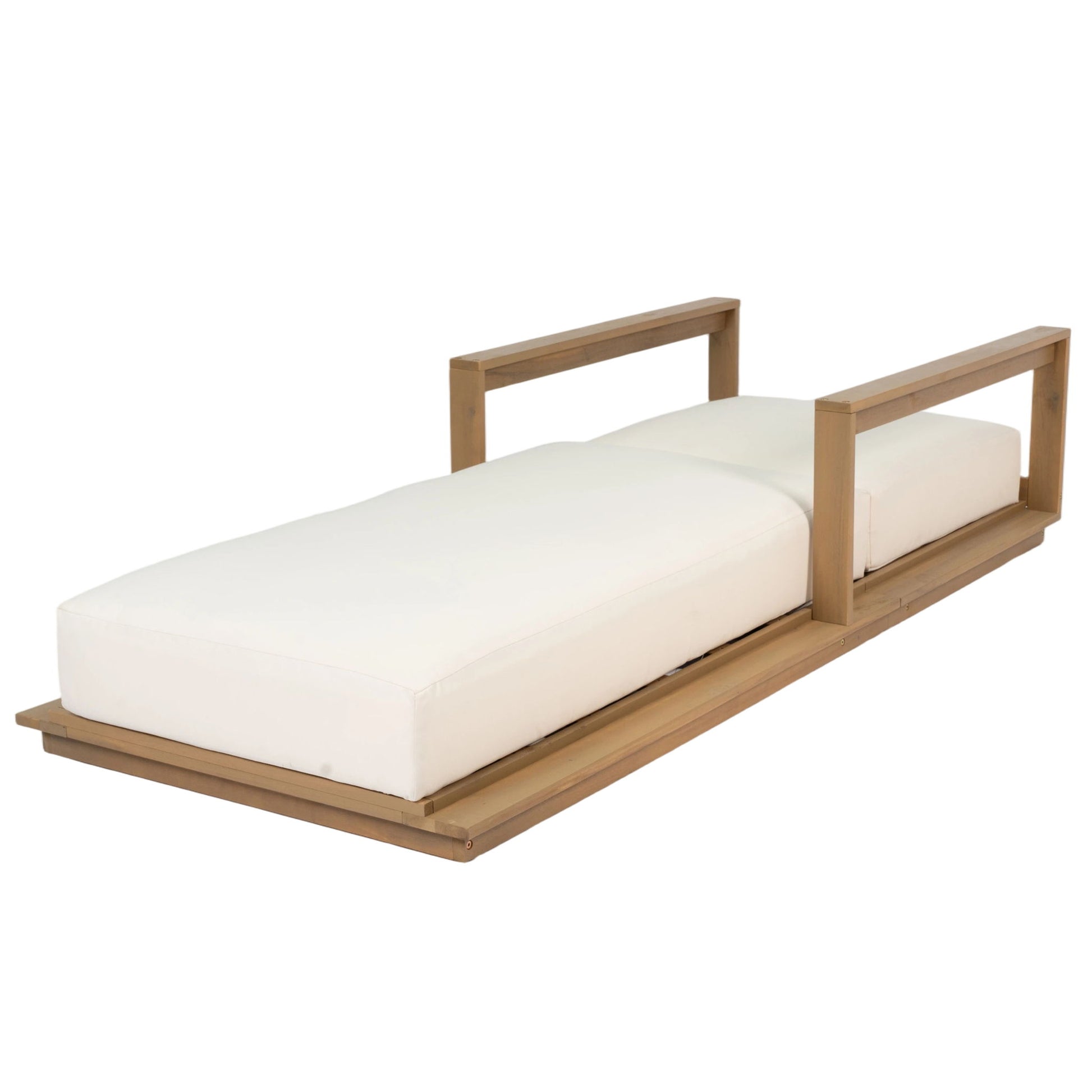 Modern Sunlounger With 5 Position Adjustable Backrest
