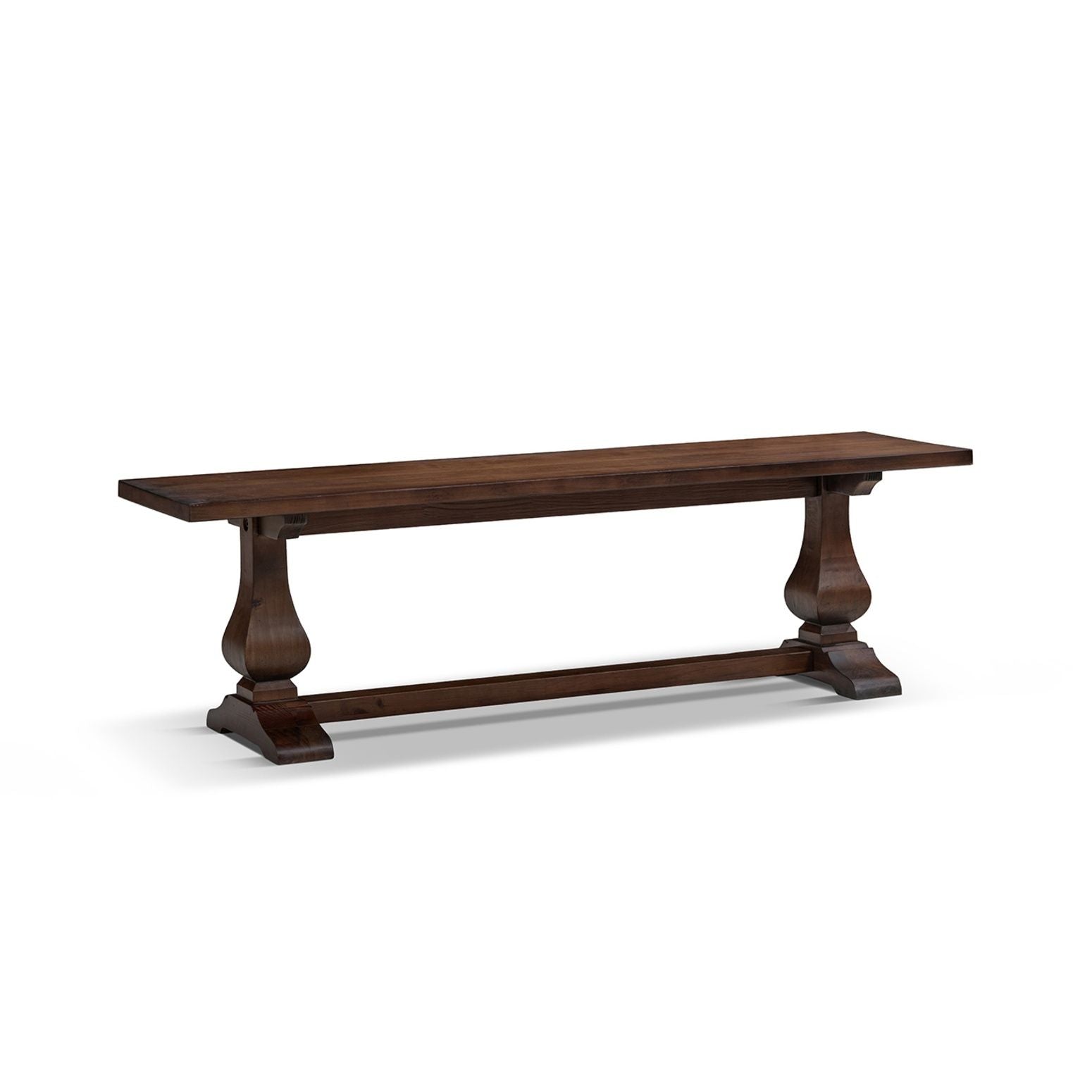 Whitmore - Trestle Dining Bench - Dark Brown