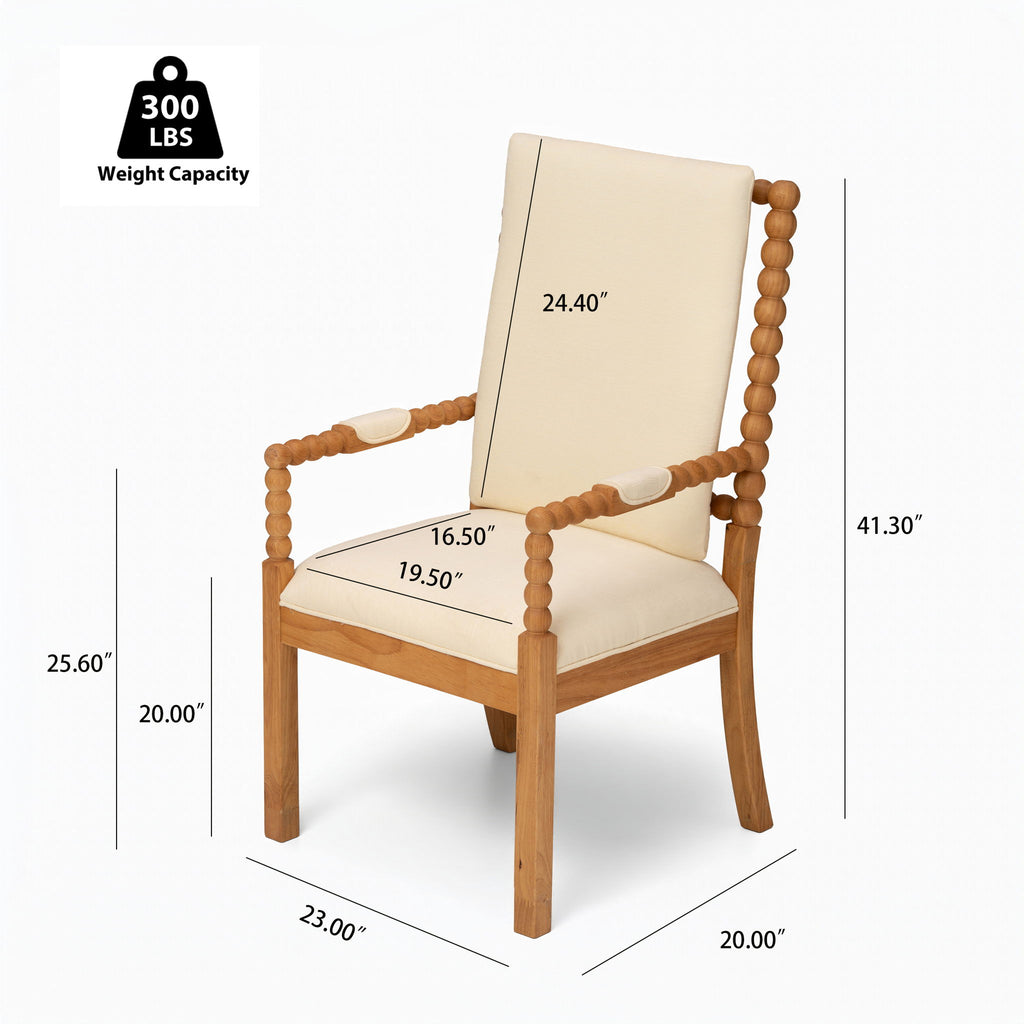 Dining Chairs With Ergonomic Design (Set of 2)